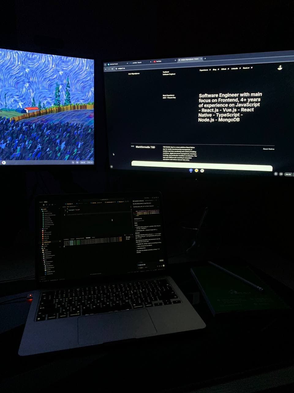 I love working at night