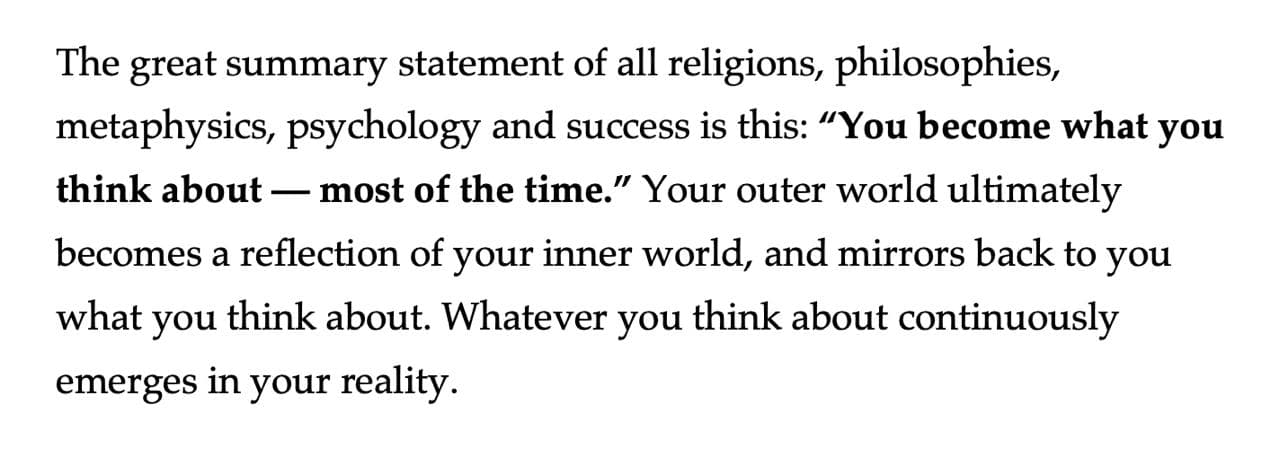 This universe is listening to you.